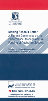 Making Schools Better Conference Papers 2004